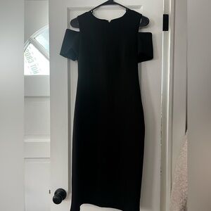 Black Midi Calvin Klein Dress
